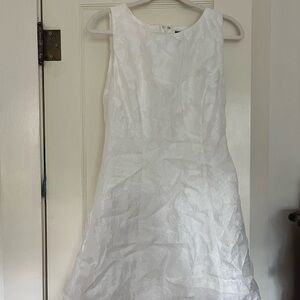 Elegant White Floral Dress